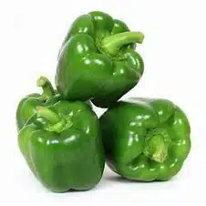 Green peppers x 3
